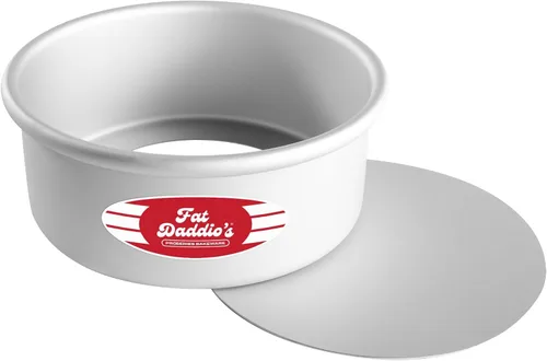Miniatura 25 de Molde para tarta redondo de aluminio anodizado Fat Daddio con base extraíble