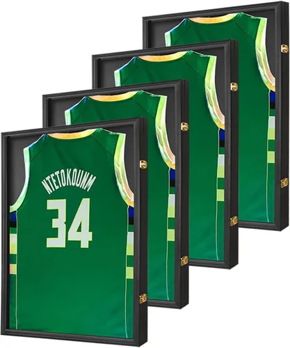 Miniatura 12 de IHEIPYE Marco Expositor de Camisetas con Cerradura, Caja de Sombra Grande para Camisetas Deportivas con Protección UV del 98% Acrílico y Colgador