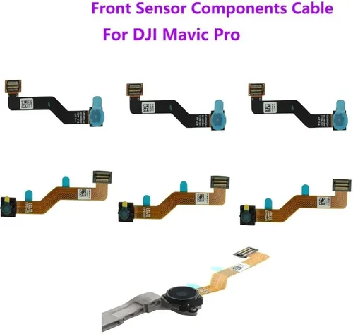Miniatura 2 de Componentes del sensor frontal Cable Vision Module Line Reemplazo para D-JI Mavic Pro Drone Accesorios (Color : 1 par)