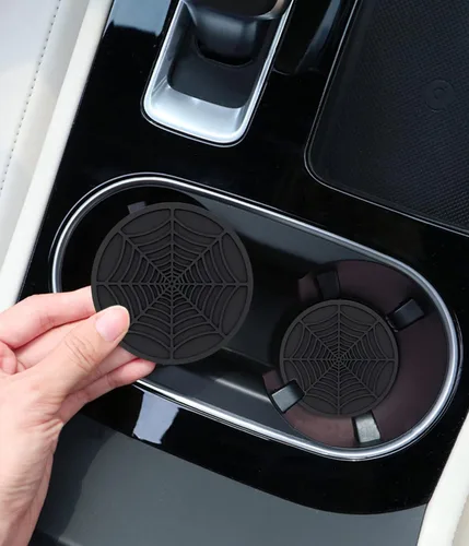 Miniatura 2 de Portavasos para automóvil, paquete de 2 portavasos antideslizantes universales para automóvil, duradero, adecuado para la mayoría de accesorios
