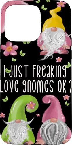 Miniatura 31 de Funda de gnomo floral de primavera para mujeres y niñas, lindo diseño de gnomos de verano para iPhone 17