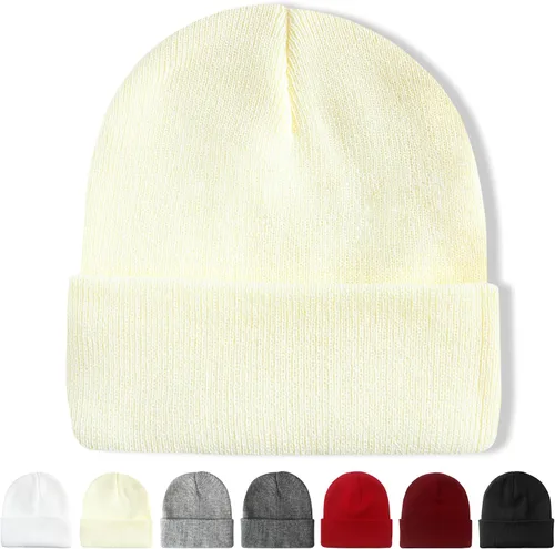 Miniatura 15 de NPQQUAN Beanie for Men Women Winter Hats for Mens Beanie Cuffed Knit Beanies Skull Cap
