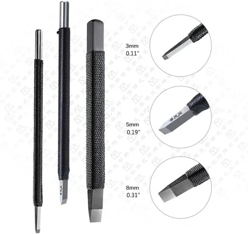 Miniatura 4 de Easyou Yongzhi chino sello cinceles tallado cuchillo herramientas 3pcs/set