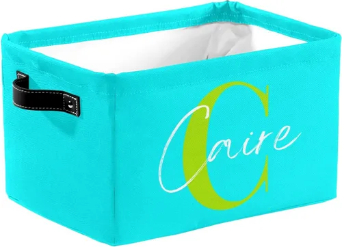 Miniatura 50 de Cesta de regalo personalizada con nombre, caja de juguetes de almacenamiento personalizada para niños, organizador de cubos de almacenamiento