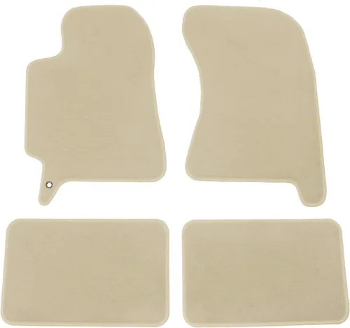 IKON MOTORSPORTS, Alfombrillas compatibles con Subaru Impreza WRX STI 2002-2007, ajuste de fábrica, alfombrillas delanteras y traseras de nailon