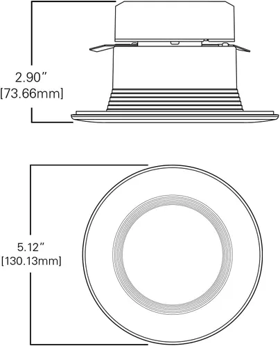 Miniatura 4 de HALO RL - Lámpara de techo empotrable LED inteligente ajustable de 4 pulgadas - 2700 K-5000 K - 5000 K