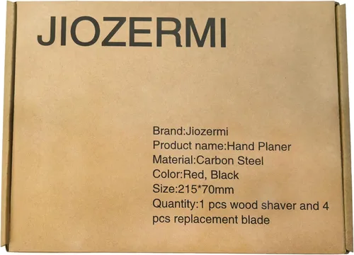 Miniatura 8 de Jiozermi Portavoces ajustables de 9 pulgadas con 4 hojas de metal de repuesto, plano de carpintería, cepilladora manual para artesanos de madera