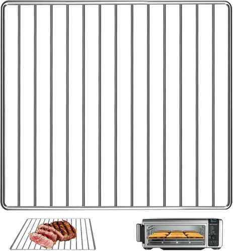 Rejilla para freidora de aire Ninja Foodi 8 en 1 SP100 SP101 Digital Air Freidora Horno de encimera, 13.4 x 13.4 pulgadas, accesorios para freidora