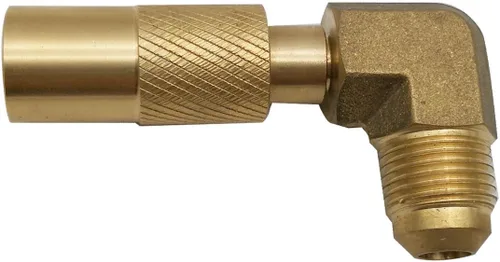 Miniatura 4 de MENSI Adaptador de codo de propano con manguera de extensión de propano macho de 3/8 pulgadas para parrilla de campamento Blackstone de 17 pulgadas