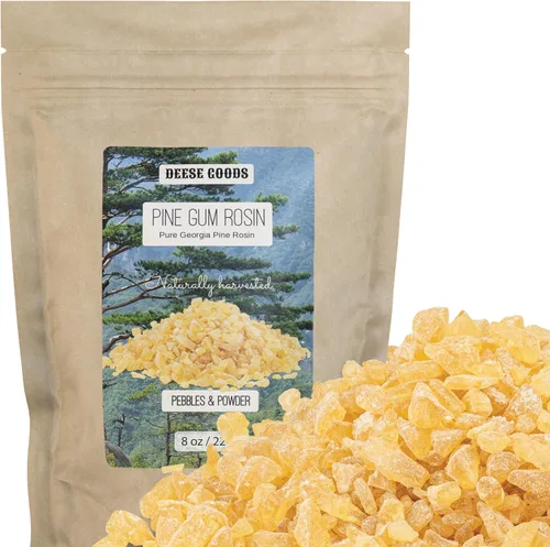 Miniatura 9 de Resina de Goma de Pino Natural para Envoltorios de Alimentos de Tela - Bolsa Mixta (1 kg) - Ideal para Músicos, Atletas, Bailarines y Proyectos DIY