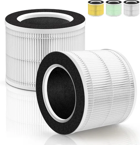 Miniatura 11 de [Blanco mejorado] RP-AP088 RP-AP088B Filtro de repuesto compatible con RENPHO RP-AP088-F1 RP-AP088-F2 H13 Filtro de repuesto verdadero