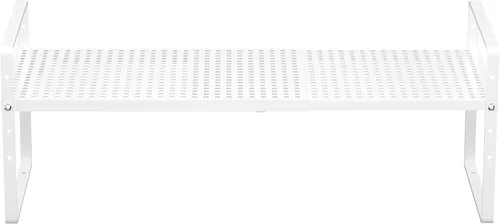 Miniatura 8 de iPEGTOP Estante organizador de estante de almacenamiento expandible para gabinete, estante de especias de metal apilable de acero resistente, altura