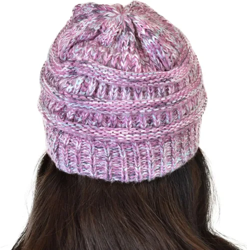 Miniatura 294 de C.C Trendy Warm Chunky Soft Stretch Cable Knit Beanie
