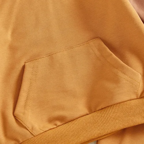 Miniatura 232 de Conjunto de ropa de otoño e invierno para bebé y niño, sudadera larga con capucha y pantalones para niños pequeños, 6, 12, 18, 24 meses, 2T