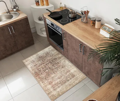 Miniatura 96 de Keen Home Design Alfombra de entrada de 2 x 3 pies, lavable a máquina con parte trasera antideslizante, ideal para entrada, cocina, baño, Multi
