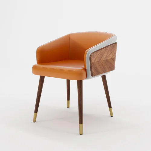 Miniatura 19 de ARTPLAN Juego de 2 sillas de comedor, sillas decorativas tapizadas de tela para sala de estar, sillas de brazo para muebles de interior del hogar