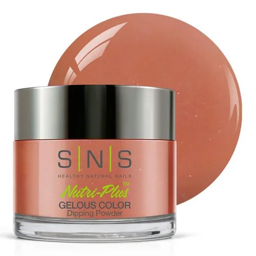 Miniatura 32 de SNS Polvo de inmersión de uñas, polvo de inmersión de color geloso, rosa brillante (rojo/magenta, brillante), color de uñas acrílico de larga
