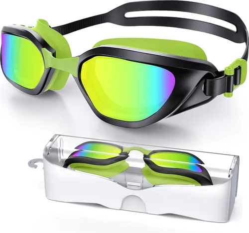 Miniatura 10 de Gafas de Natación, Gafas de Natación Unisex para Adultos Anti Niebla Anti UV Sin Fugas Visión Amplia para Hombres Mujeres Jóvenes