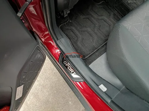 Miniatura 4 de Protector de entrada de puerta de automóvil, para Toyota C-HR CHR 2018-2022, 4 unidades, acero inoxidable con cubierta protectora de umbral