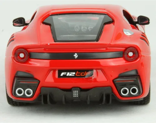 Miniatura 5 de Bburago Ferrari F12 TDF, rojo 26021R - Modelo de coche de juguete fundido a presión a escala 1/24, unisex para niños
