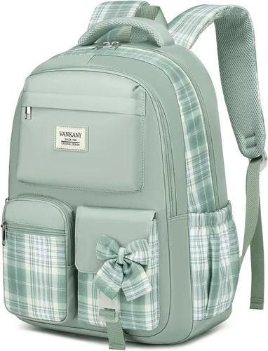 Miniatura 11 de Mochila escolar para niñas adolescentes, bonita bolsa para computadora portátil para escuela secundaria y universidad, mochila estudiantil Morral