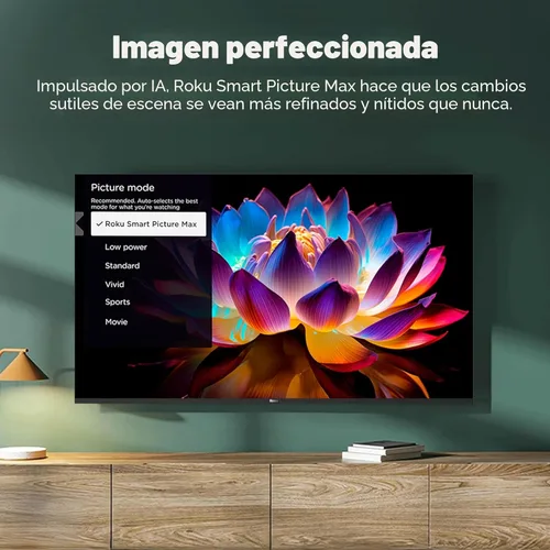 Miniatura 5 de Roku Smart TV 2025 – Serie Plus de 55 pulgadas, TV Mini-LED – RokuTV con control remoto de voz mejorado – Televisión 4K QLED de pantalla plana