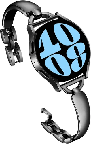 Correas de metal compatibles con Samsung Galaxy Watch 7/FE/6/5/4 1.575 in 1.732 in, Watch 5 Pro, Watch 6/4 Classic 1.693 in 1.850 in 1.654 in 1.811