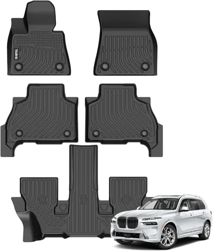Miniatura 138 de Tapetes de piso para todo clima y forro de carga con respaldo para Chevrolet Suburban de 7 asientos 2021-2025 / GMC Yukon XL de 7 asientos