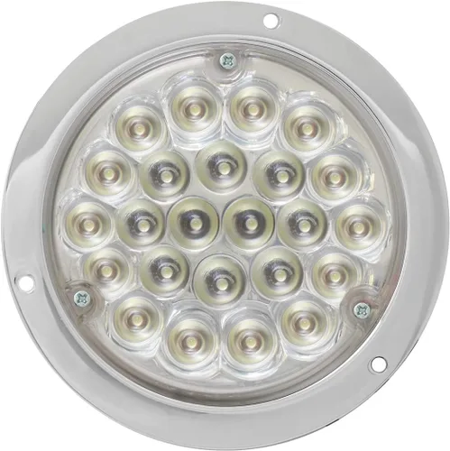 Miniatura 6 de GG Grand General 82271 azul/azul 4 pulgadas perla 24 llevó la luz con la vivienda fundida a presión transparente
