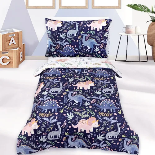 Miniatura 12 de Pea Pod Juego de ropa de cama de muselina para niños pequeños arcoíris de 3 piezas - Ropa de cama suave y transpirable para cuna con sábana