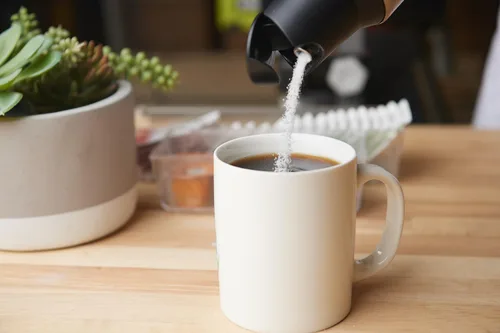 Dispensador de azúcar o crema mejorado de acero inoxidable con etiquetas para bebidas y dispensador de crema de cocina para accesorios y organizador