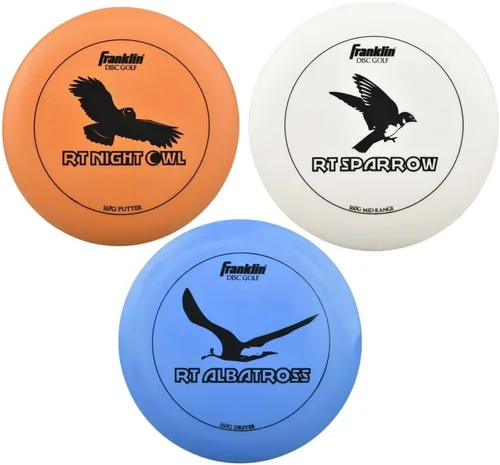 Franklin Sports Juego de discos de golf de disco - Juego de inicio de equipo de golf de disco