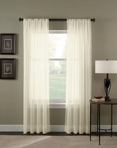 Miniatura 7 de Curtainworks Trinity Crinkle, cortinas de gasa