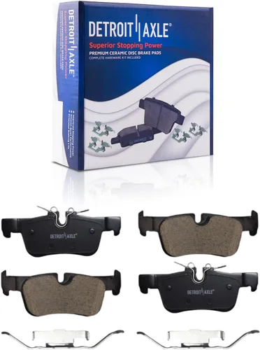 Miniatura 34 de Detroit Axle - Kit de freno trasero para Toyota Tacoma 2005-2019 de 6 orejetas, tambores de freno de disco, zapatas de freno semi-metálicas