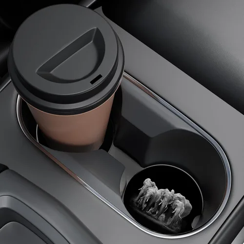 Miniatura 6 de Portavasos para automóvil, elefante africano, portavasos para portavasos de automóvil, tapete de cerámica para bebidas, accesorios de decoración