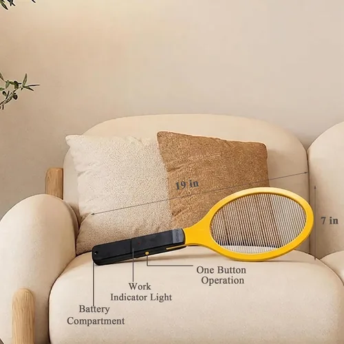 Miniatura 5 de Matamoscas eléctrico – Exterminador de insectos – Potente asesino de mosquitos y moscas de 2200 V, matamoscas para interiores y exteriores