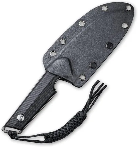 Miniatura 6 de CIVIVI Kepler C2109C - Cuchillo de hoja fija, mango G10 de 4.48 pulgadas, cuchillo para cinturón con funda Kydex, cordón, clip para actividades al