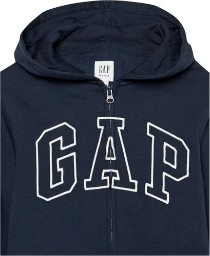 Miniatura 27 de GAP Sudadera con capucha y cremallera completa con logotipo para niños