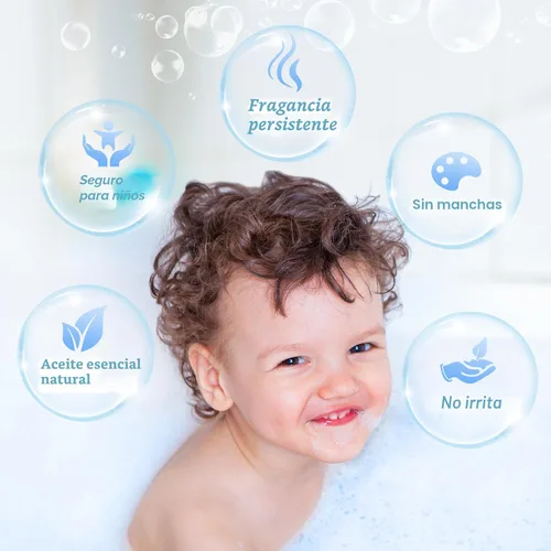 Miniatura 6 de Bombas de baño para niños, 24 bombas de baño con sorpresa que brilla en la oscuridad en el interior, burbujas coloridas naturales y orgánicas