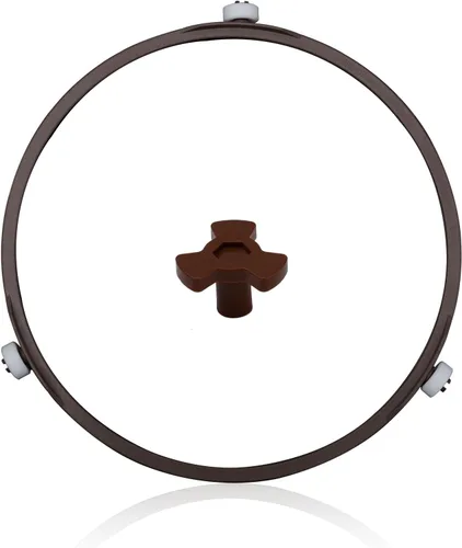 Anillo de rodillo de bandeja para horno de microondas de 7 pulgadas, anillo giratorio de microondas con núcleo giratorio, bandeja de soporte para