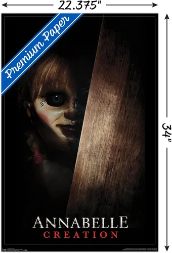 Miniatura 3 de Trends International Annabelle - Póster de pared Peek, 22.375 x 34 pulgadas, versión premium sin marco