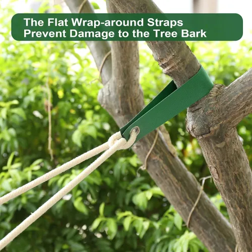 Miniatura 7 de Jevrench 12 PCS Correas para Árboles para Estacado, Correas de Soporte para Árboles para Atirantar Plantones Recién Plantados y Mantenerlos Rectos