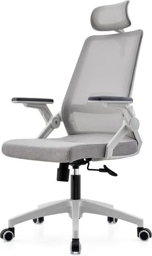 Miniatura 8 de Silla ergonómica para computadora de oficina para comodidad durante todo el día, soporte lumbar dinámico y reposacabezas ajustable, silla