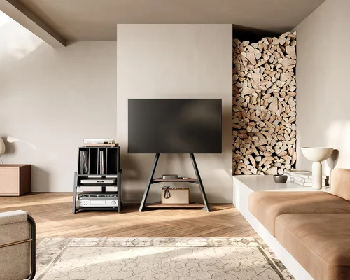 Miniatura 6 de FITUEYES Soporte para tocadiscos de diseño con almacenamiento de discos de vinilo, soporte para tocadiscos con estación de hasta 120 piezas, pequeño