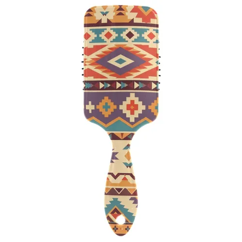 Miniatura 5 de Cepillo de pelo con estampado de leopardo y guepardo, cepillos desenredantes de plástico, cepillo de pelo natural para mujeres y hombres color1