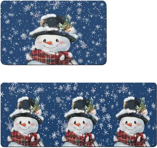 Tapete de baño de Navidad para bañera, antideslizante, de secado rápido y absorbente, tierra de diatomeas, fregadero de cocina, lavable, tapete