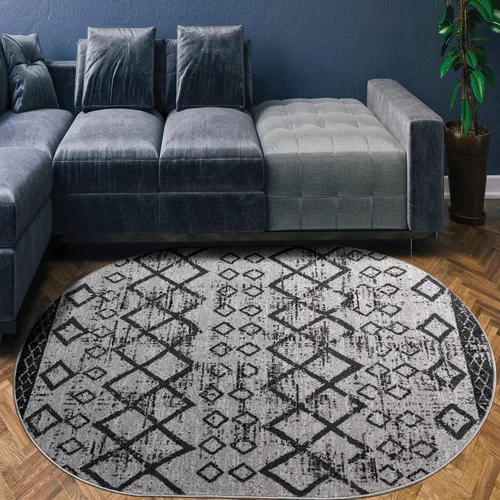 Miniatura 33 de Antep Rugs - Alfombras antideslizantes de 2 x 7 pies (antideslizante) con parte trasera de goma, de estilo antiguo, bohemio, marroquí y con pelo Azul