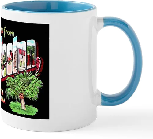 Miniatura 10 de CafePress Taza de café de cerámica de 11 oz (11.0 fl oz) de la bandera de Carolina del Sur Taza con la bandera de Carolina del Sur