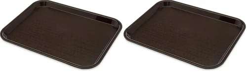 Miniatura 13 de Carlisle FoodService Products CT101414 Bandeja estándar para cafetería/comida rápida, 10 x 14 pulgadas, azul (paquete de 24)