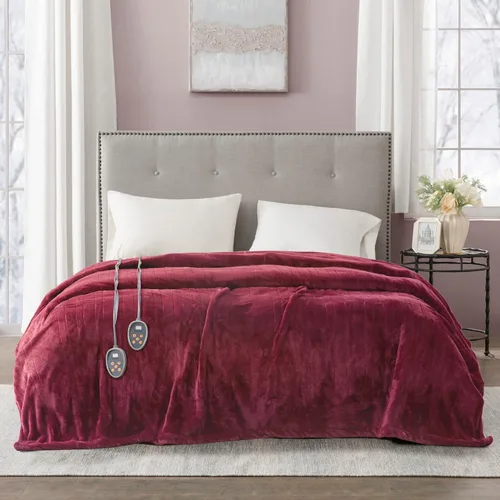 Miniatura 18 de Manta eléctrica térmica Beautyrest para clima frío, manta térmica de calentamiento rápido, apagado automático, prácticamente cero EMF, configuración